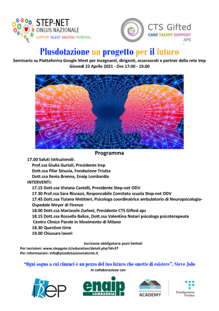 Plusdotazione un progetto per il futuro