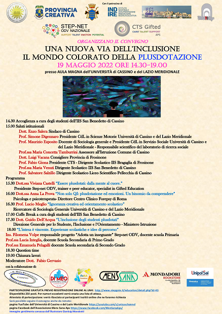 Una nuova via dell'inclusione: il mondo colarato della plusdotazione